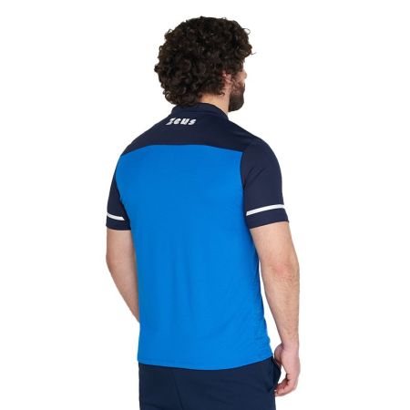 Tricou Barbati ZEUS Polo Bikolor Royal/Blu 524028 Polo Bikolor imagine 4