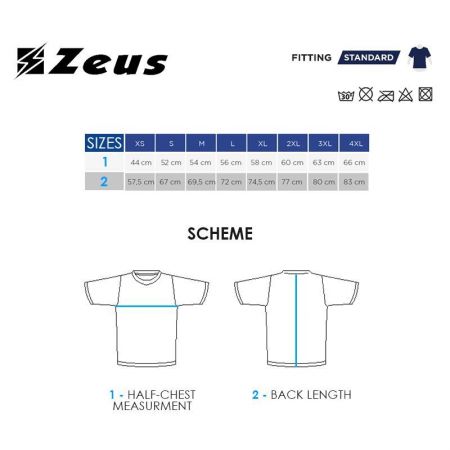 Tricou Barbati ZEUS Polo Bikolor Bianco/Nero 524024 Polo Bikolor imagine 6