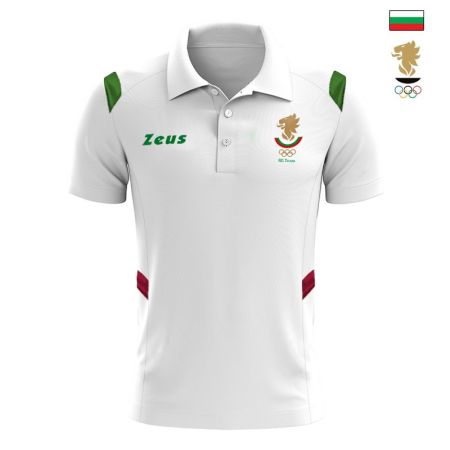 Детска Тениска BULGARIA Zeus Official BOC Polo Shirt M Bianco 531752 Polo Shirt-BOC
