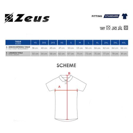 Детска Тениска ZEUS Polo Start Blu 531490 POLO START изображение 3