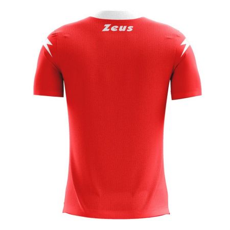 ΑΝΔΡΙΚΟ T-SHIRT ZEUS Shirt Zip Rosso/Bianco 524394 Shirt Zip εικόνα 2