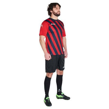 Tricou Barbati ZEUS Shirt Zip Rosso/Blu 524397 Shirt Zip imagine 4