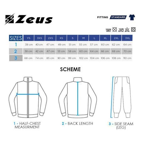 Trening Copii ZEUS Tuta Rodi Giallo/Blu 529467 Tuta Rodi imagine 3