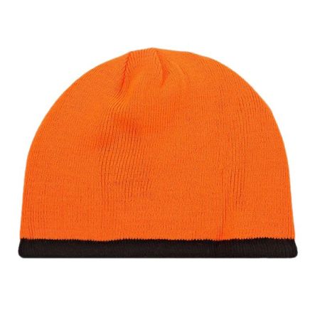 Caciula De Iarna Cu Doua Fete ZEUS Reversible Zuccotto Bikolor Nero/Arancio Fluo 518322 ZUCCOTTO BIKOLOR-O imagine 3