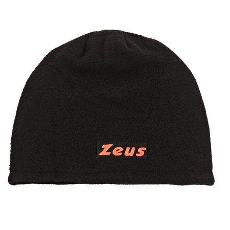 Caciula De Iarna Cu Doua Fete ZEUS Reversible Zuccotto Bikolor Nero/Arancio Fluo 518322 ZUCCOTTO BIKOLOR-O imagine 4